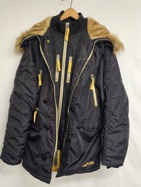 Alpha Industries Preflight Planning System N2B Men's Winter Jacket Size Large
